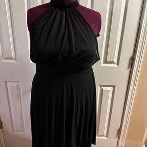 MKM Designs Elegant Black Backless Dress